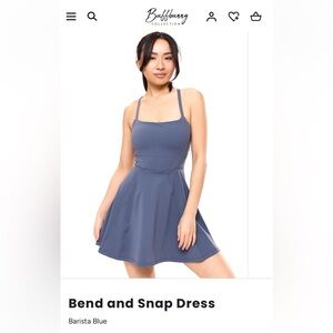 Buffbunny Bend and Snap Dress NWT